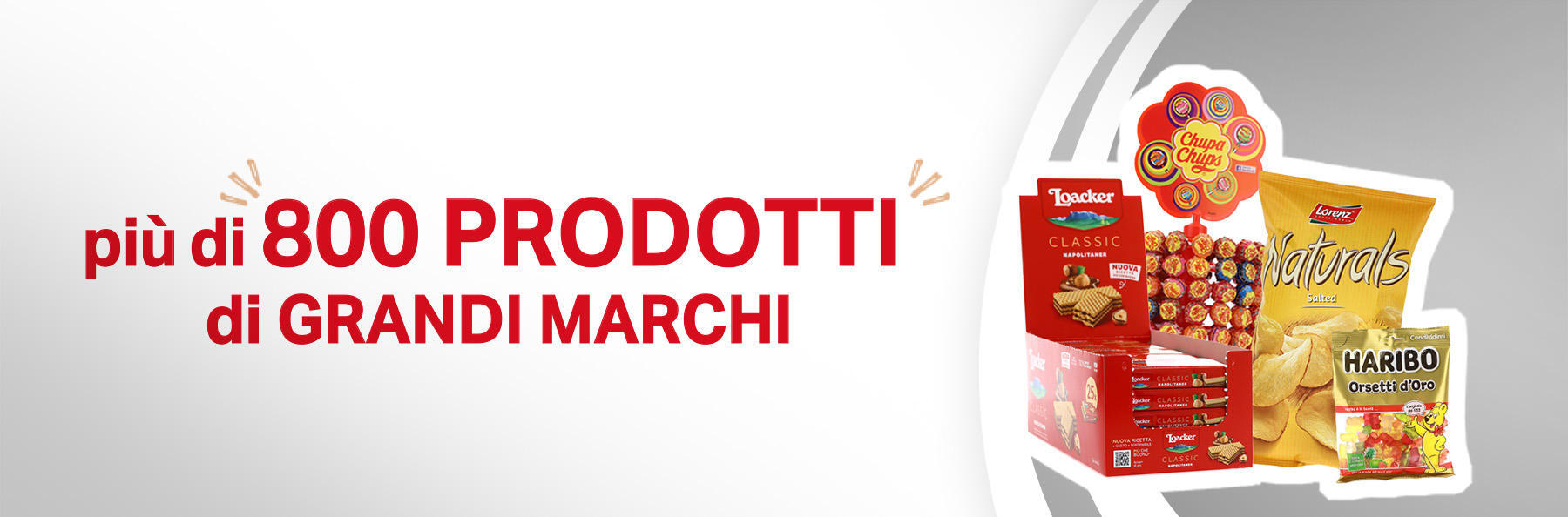 Più di 800 prodotti di grandi marchi