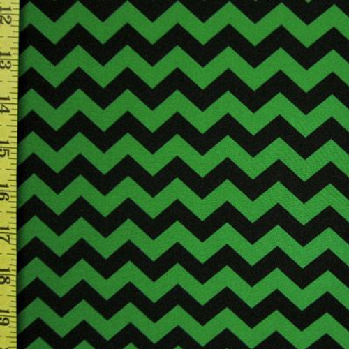 Green and black chevron pattern