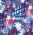 Patriot fabric with a collage of stars and stripes.