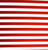 Striped fabric mimicking the red and white portion of the american flag.