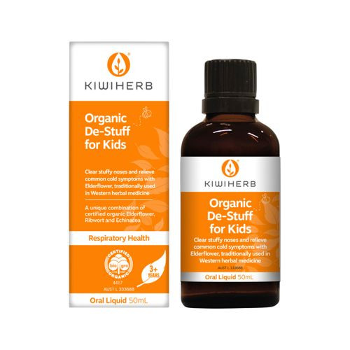 KiwiHerb Organic De-Stuff for Kids 50ml Natural Chemist