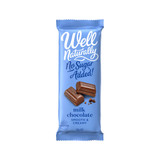 Well Naturally No Sugar Added Milk Choc Creamy & Smooth 90g