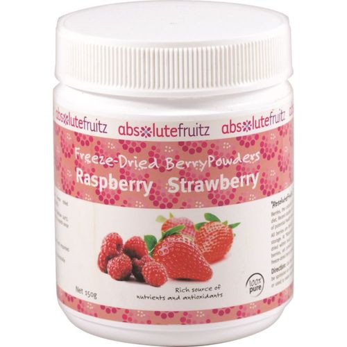 Absolute Fruitz Freeze Dried Raspberry Strawberry Powder 150g