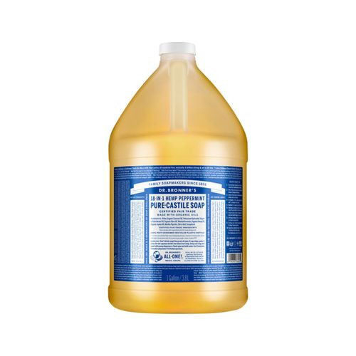 Dr. Bronner's Pure Castile Soap Liquid (Hemp 18 in 1) Peppermint 3.78L