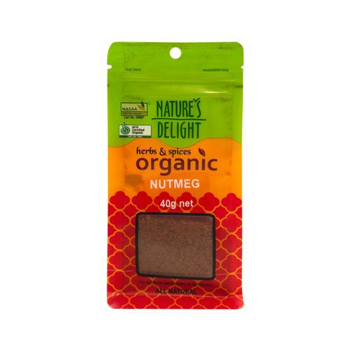 Natures Delight Organic Nutmeg 40g