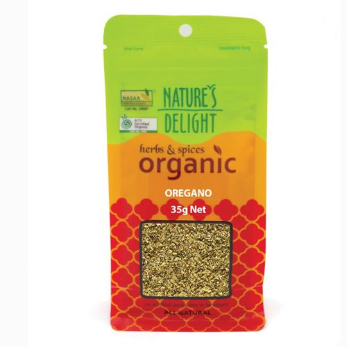 Natures Delight Organic Oregano 35g