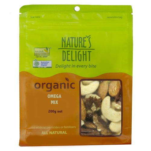 Natures Delight Organic Omega Mix 200g