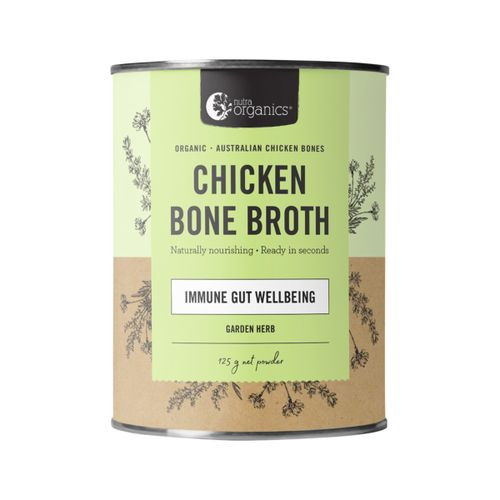 Nutra Org Org Bone Broth Chicken Garden Herb 125g