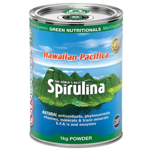 Green Nutrit by MicrOrganics Spirulina Hawaiian Pacifica Powder 1kg