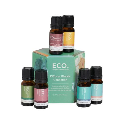 ECO Mod Ess Essential Oil Collection Diffuser Blends 10ml x 6 Pack