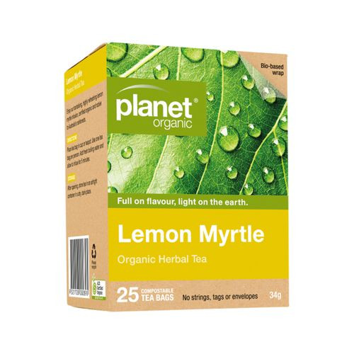 Planet Organic Org Lemon Myrtle Herbal Tea x 25 Tea Bags