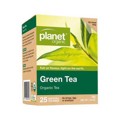 Planet Organic Org Green Tea x 25 Tea Bags