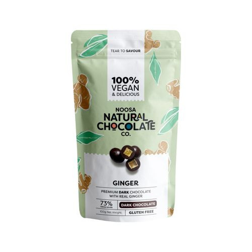 Noosa Natural Dark Chocolate Ginger 100g