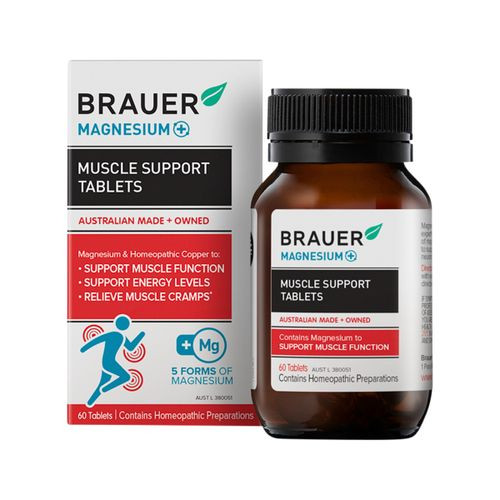 Brauer Magnesium Plus Muscle Support Tablets 60t
