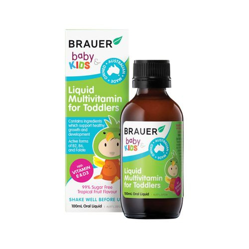 Brauer Baby Kids Liquid Multivitamin for Toddlers 100ml