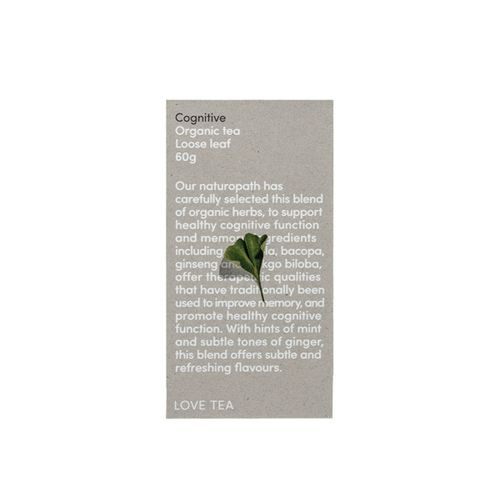 Love Tea Organic Cognitive Loose Leaf 60g