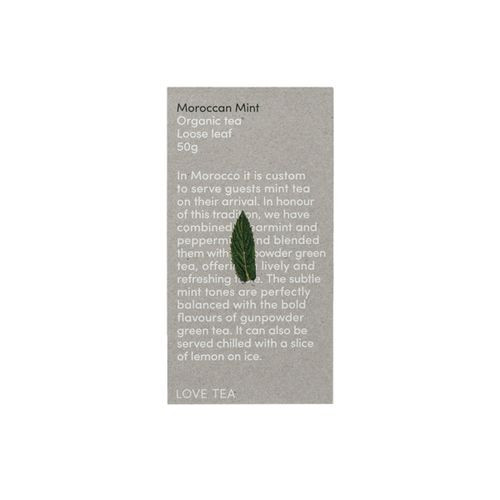 Love Tea Organic Moroccan Mint Loose Leaf 50g