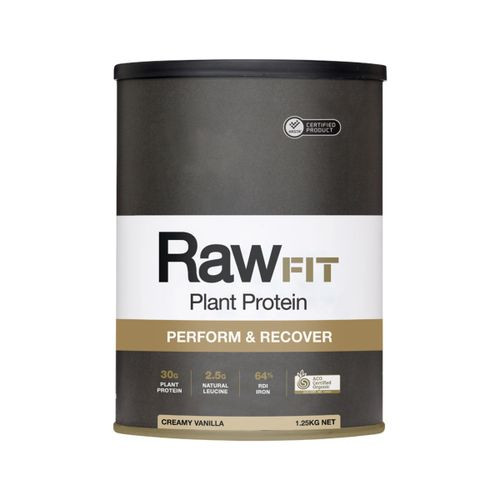 Amazonia RawFIT Protein Org Perform Recover Crmy Vanilla 1.25kg