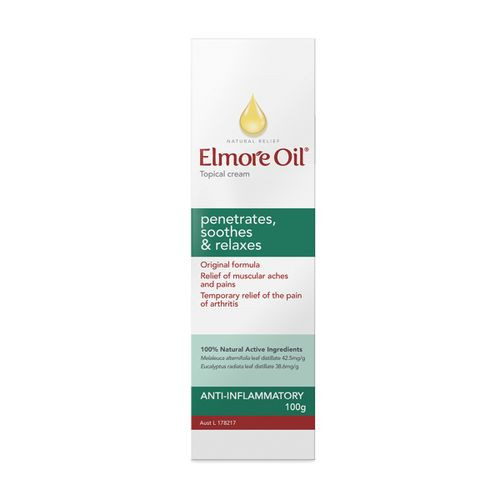 Elmore Oil Natural Relief Topical Cream Anti Inflamm 100g