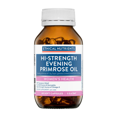 Ethical Nutrients Hi-Strength Evening Primrose Oil 60 Capsules