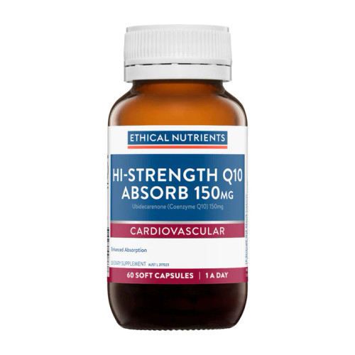 Ethical Nutrients Hi-Strength Q10 Absorb 150 mg 60 Capsules