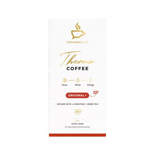 Before You Speak Coffee Thermo Orig Plus Extra Shot 6.5g x 30 Pack