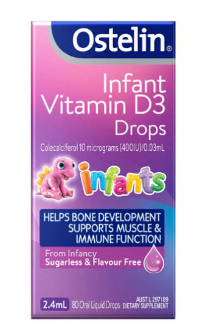 Ostelin Infant Vitamin D3 Drops 2.4mL