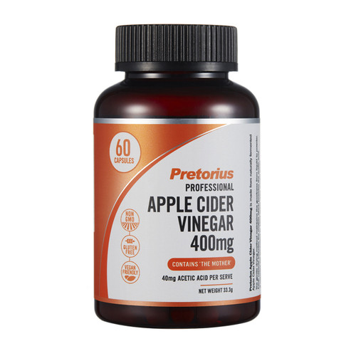 Pretorius Apple Cider Vinegar 400mg 60c