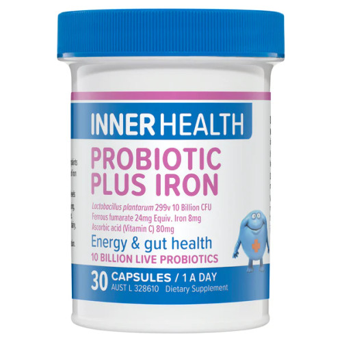 Inner Health Probiotic Plus Iron 30 Caps
