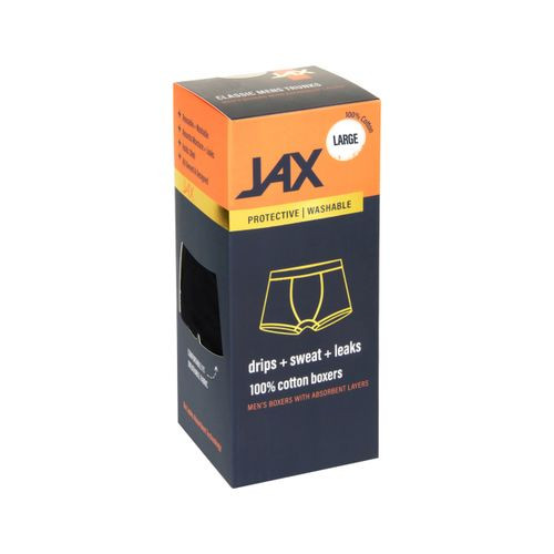 Pelvi JAX Men Underwear Leakproof Boxer Trunk Black L
