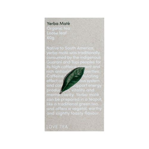 Love Tea Organic Yerba Mate Loose Leaf 60g