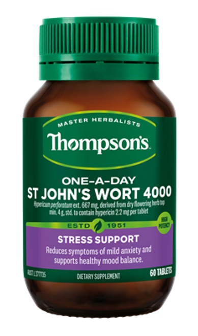 Thompson's One-a-day St John's Wort 4000mg 60 Tabs