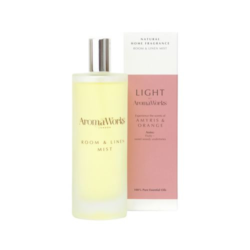 AromaWorks Light Room and Linen Mist Amyris and Orange 100ml