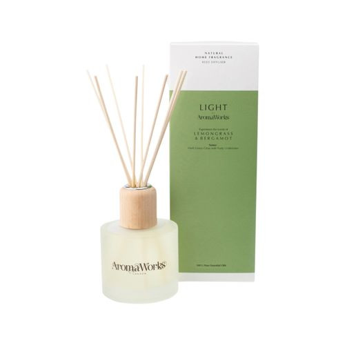 AromaWorks Light Reed Diffuser Lemongrass and Bergamot 200ml