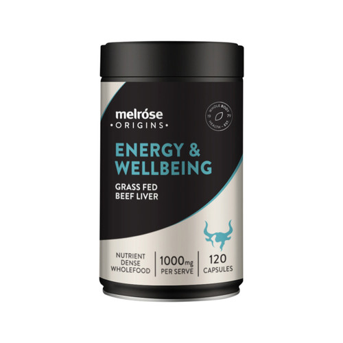 Melrose Energy and Wellbeing (Grass Fed Beef Liver) 120c