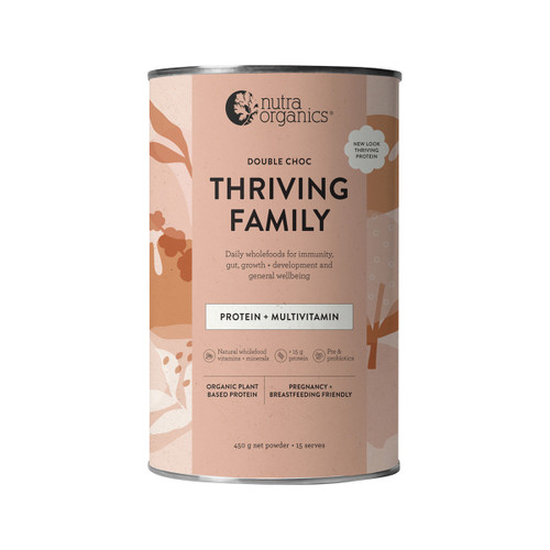 Nutra Org Thriving Family Protein Double Choc 450g