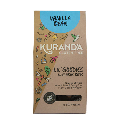 Kuranda Gluten Free Lil Goodies LunchBites Vanilla Bean 18g x 10 Pack