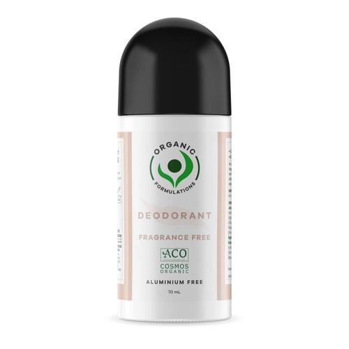 Organic Formulations Deodorant Fragrance Free 70ml