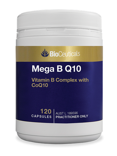 BioCeuticals Mega B Q10 120 Capsules