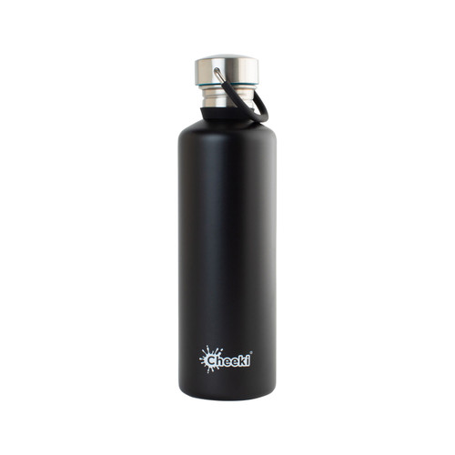 Cheeki Single Wall Bottle Classic Matte Black 750ml