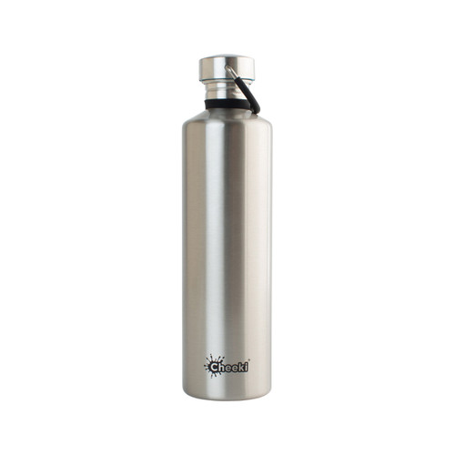 Cheeki Single Wall Bottle Classic Silver 1L