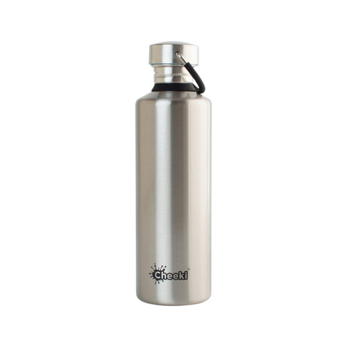 Cheeki Single Wall Bottle Classic Silver 750ml