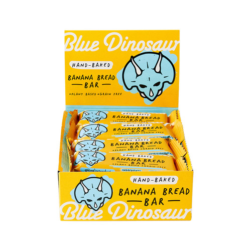 Blue Dinosaur Banana Bread Snack Bar 45g x 12 pack