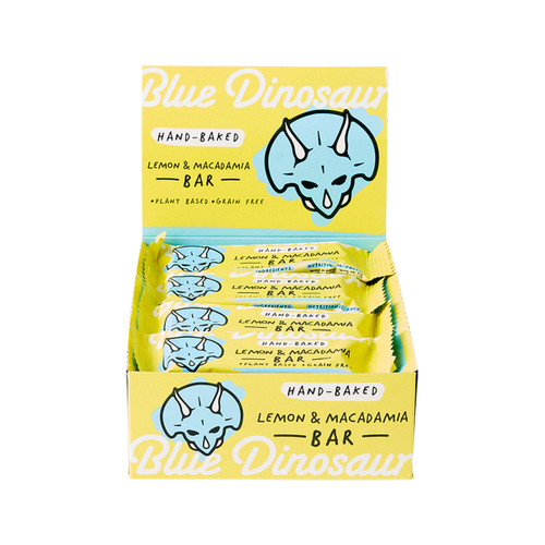 Blue Dinosaur Lemon and Macadamia Snack Bars 45g x 12 pack