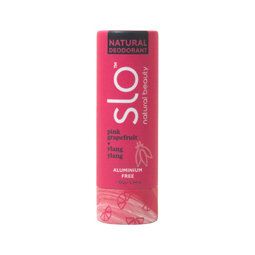 Slo Natural Beauty Deodorant Stick Pink Grapefruit and Ylang Ylang 55g