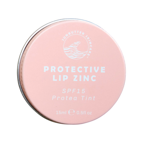 SunButter Skincare Protective Lip Zinc Tinted Protea 15ml