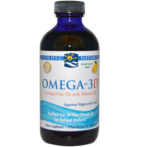 Nordic Naturals Omega-3D Lemon 237ml