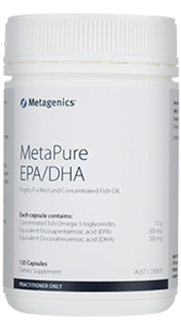 Metagenics Metapure EPA/DHA 120 Capsules