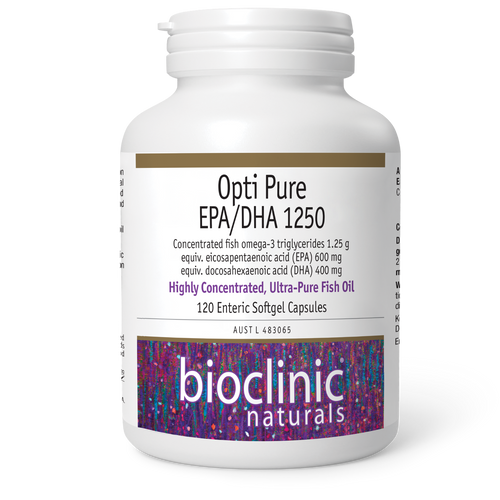 Bioclinic Naturals Opti Pure EPA/DHA 1250 120C