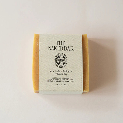 Naked Tallow Raw Milk & Clay Bar 115g